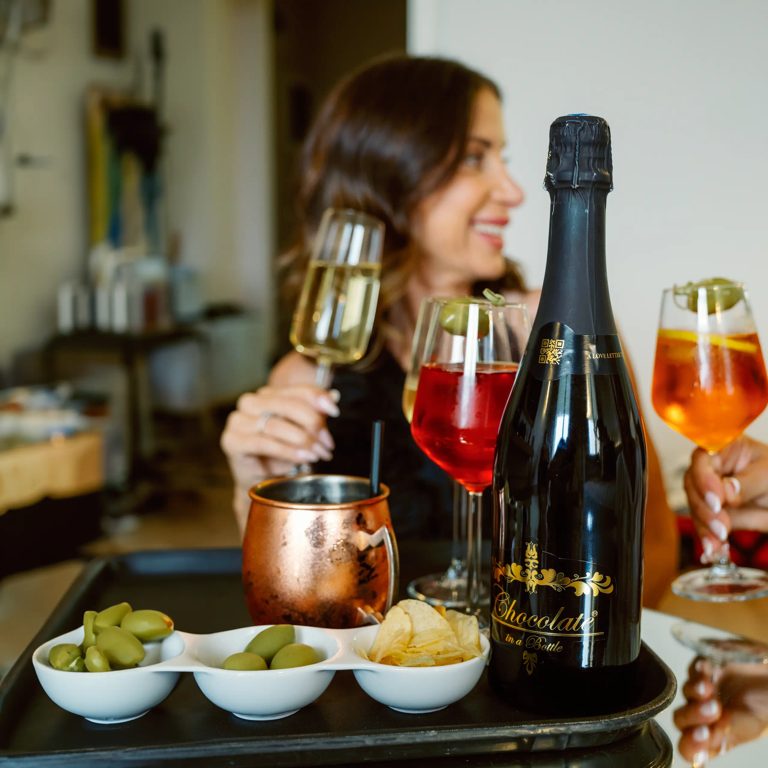 Chocolate in a Bottle con spray