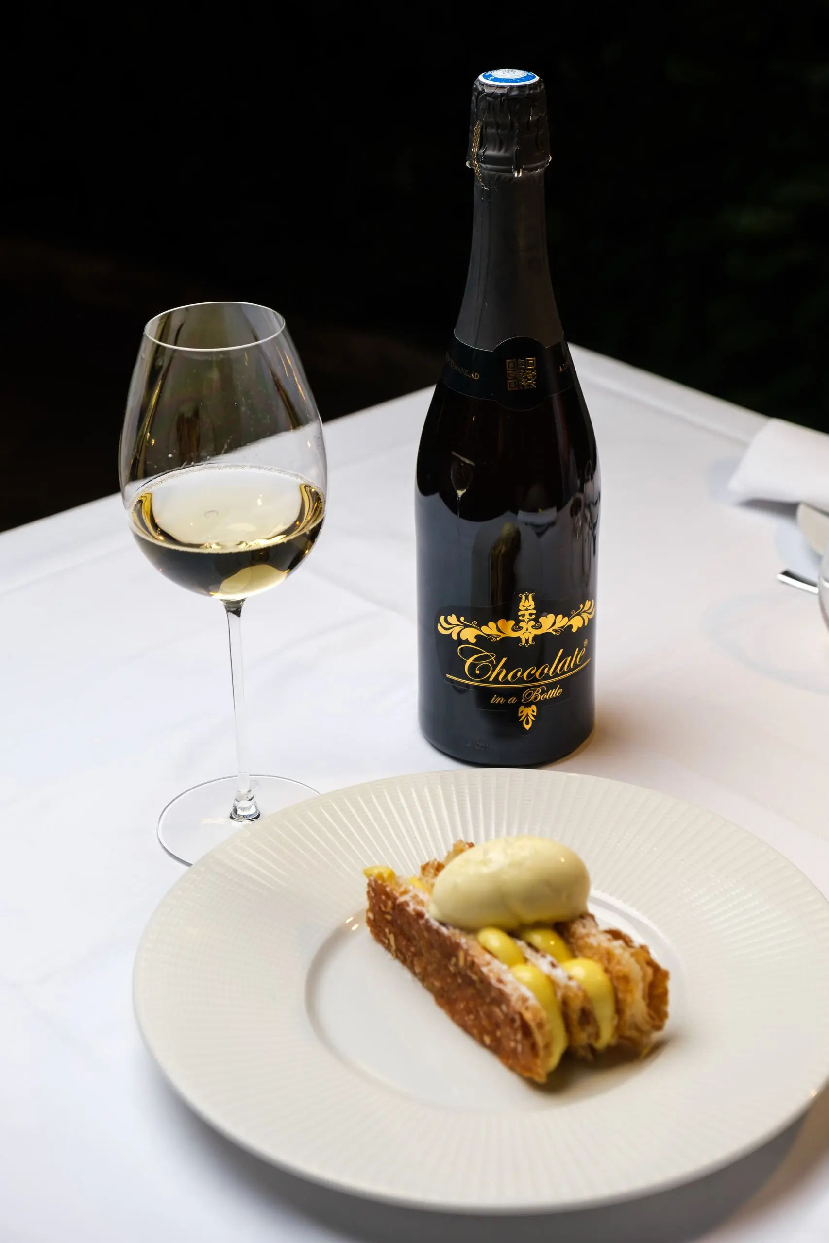 Milhojas con sal, nata y... nata